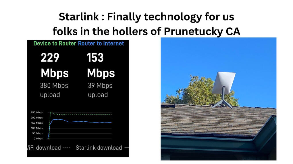 Starlink: Technology for us in the hollers of Prunetucky